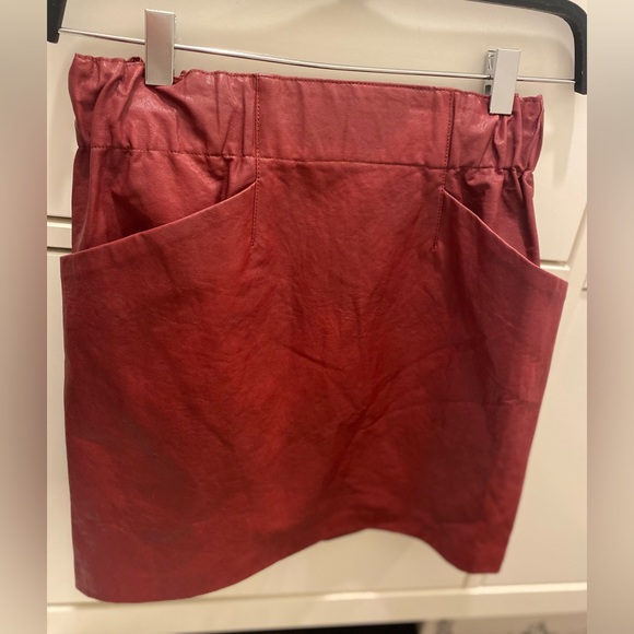 Zara Skirts Zara Faux Leather Skirt Poshmark